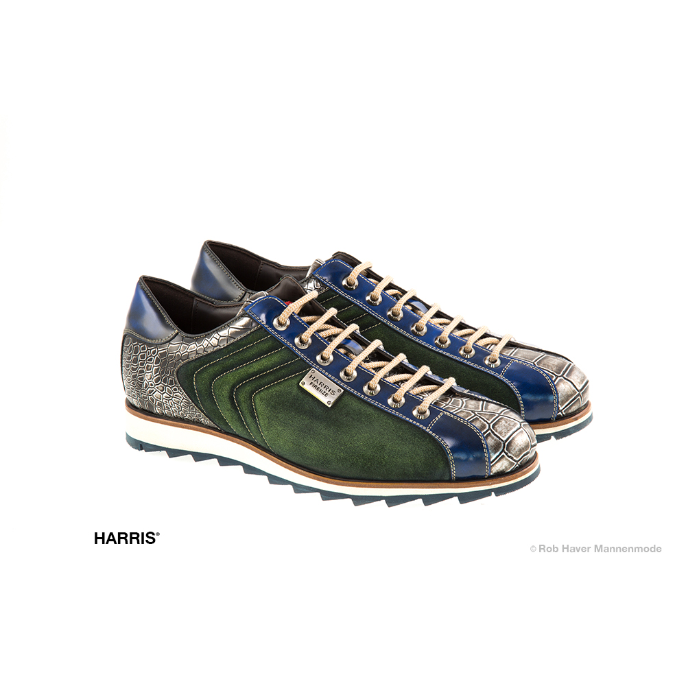 Groene suede Harris schoenen