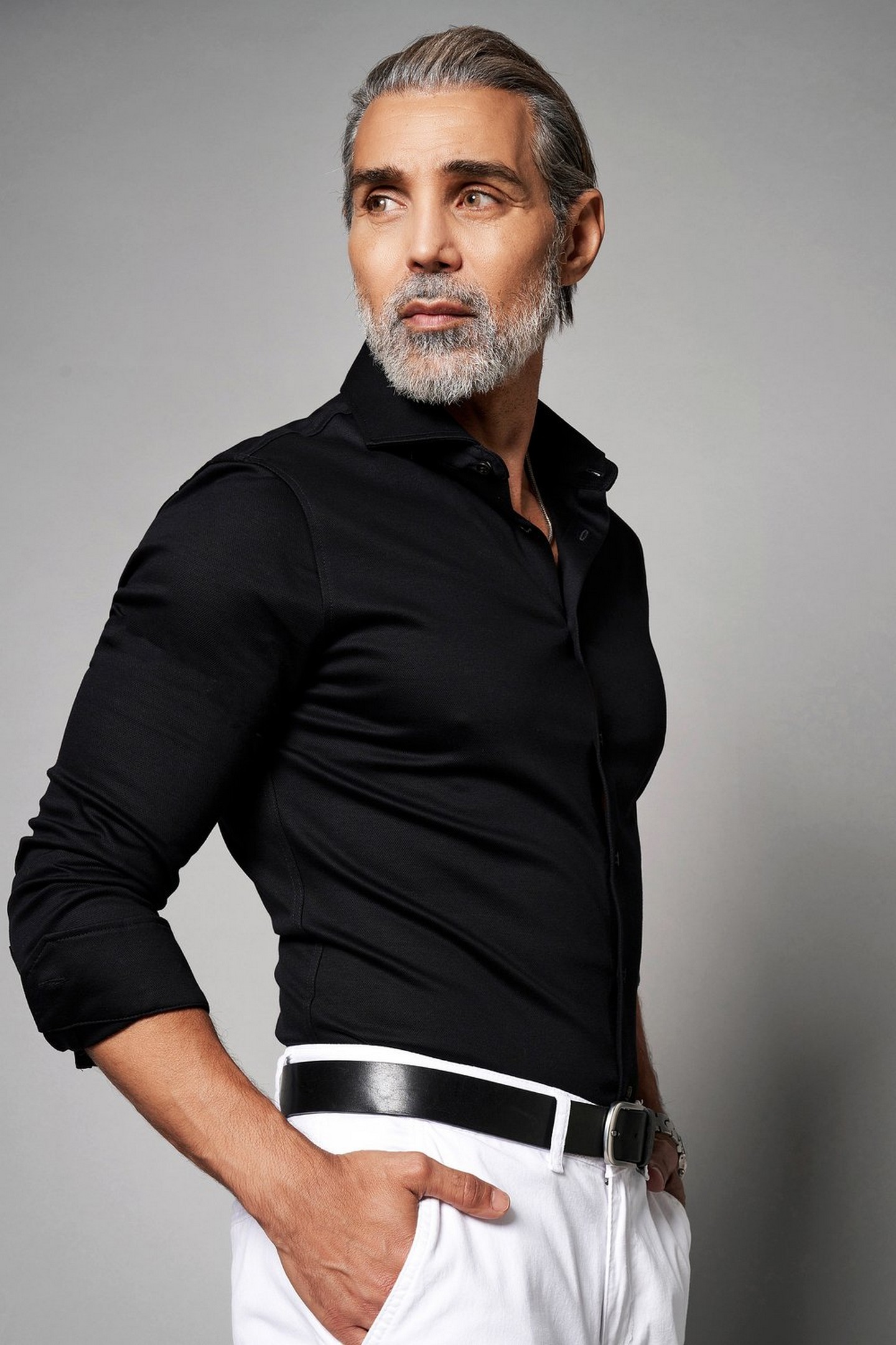 Rob-Haver-mannenmode-Helmond-party-en-eventwear-desoto overhemden desoto-luxury-uni-luxury-cotton-overhemd-zwart