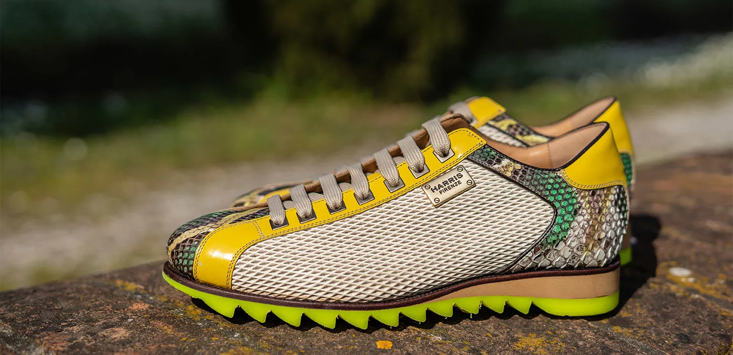 Rob haver Helmond smart casual handgemaakte sneakers uit Italie