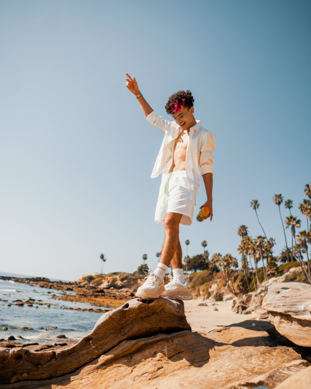 Zomerse herenoutfit met korte broek en polo