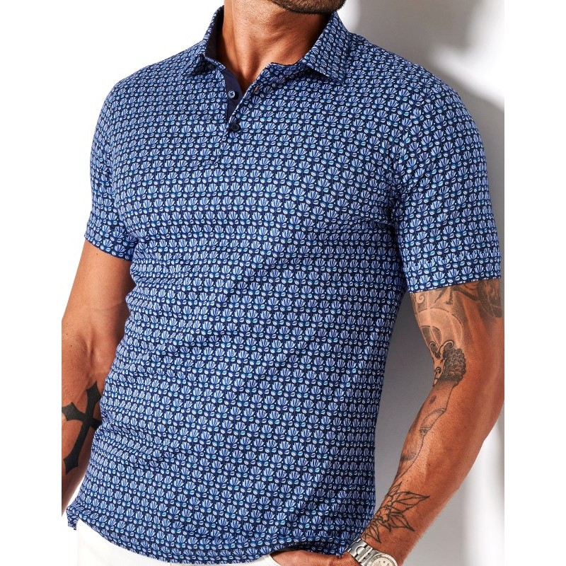 Smart casual polo heren