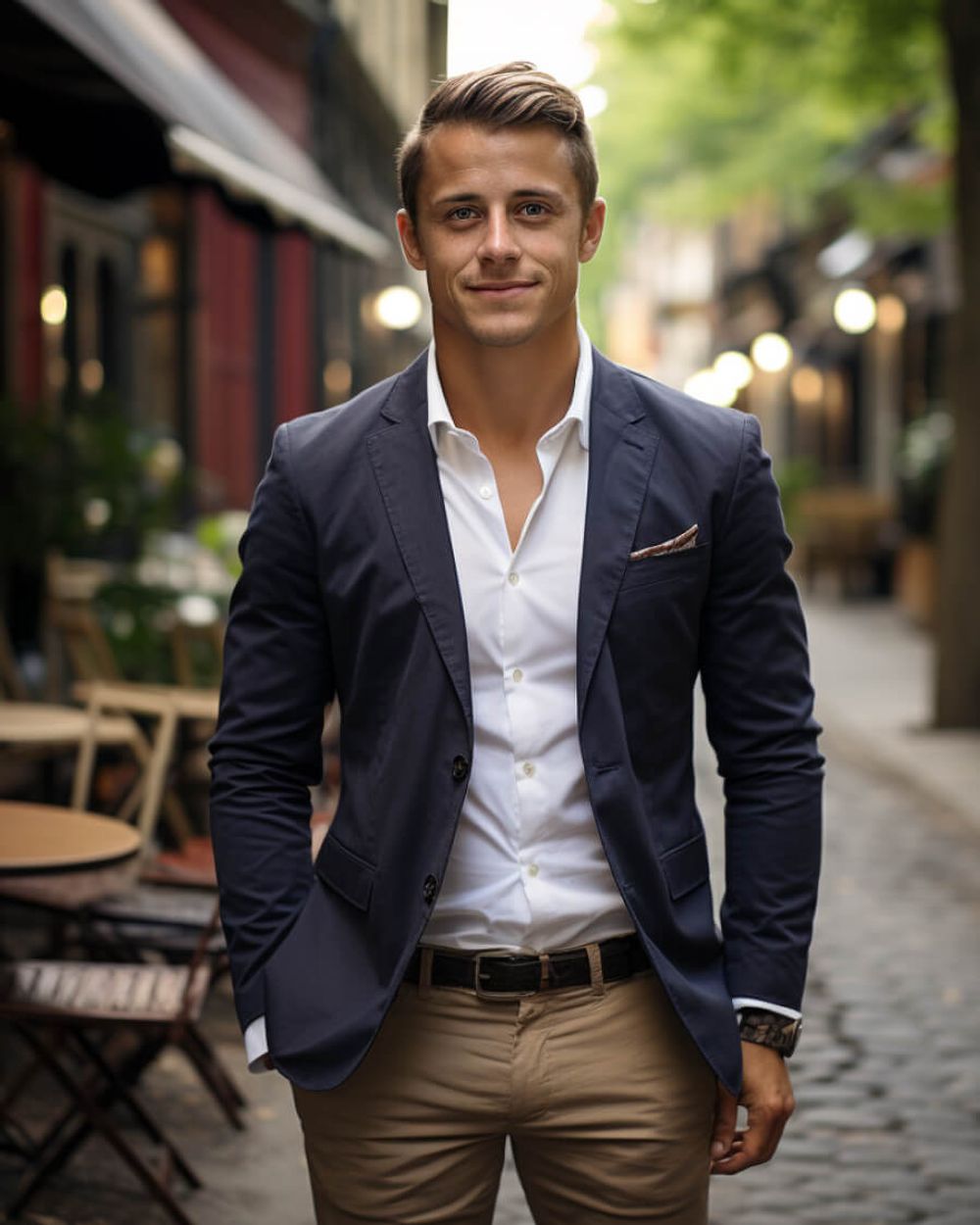 Business casual outfit voor diner of evenement